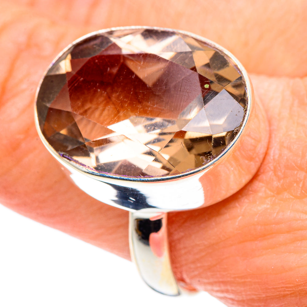 Smoky Quartz Rings handcrafted by Ana Silver Co - RING89018