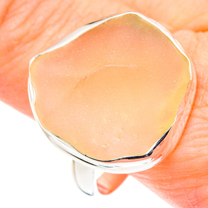 Libyan Glass Rings handcrafted by Ana Silver Co - RING89021