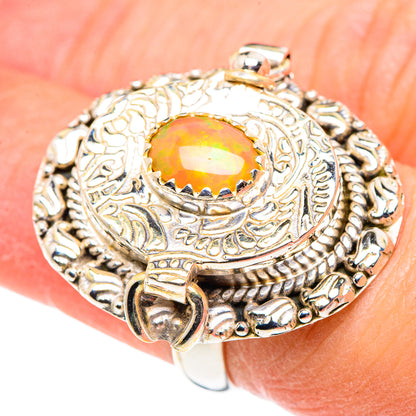 Ethiopian Opal Rings handcrafted by Ana Silver Co - RING89034