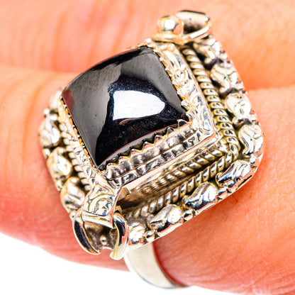 Hematite Rings handcrafted by Ana Silver Co - RING89036