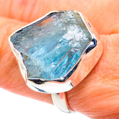 Aquamarine Rings handcrafted by Ana Silver Co - RING89038