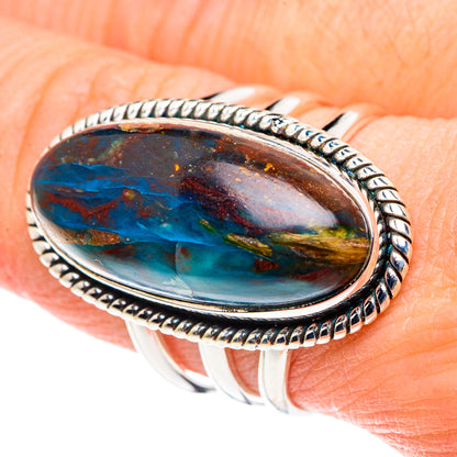 Peruvian Opal Rings handcrafted by Ana Silver Co - RING89040