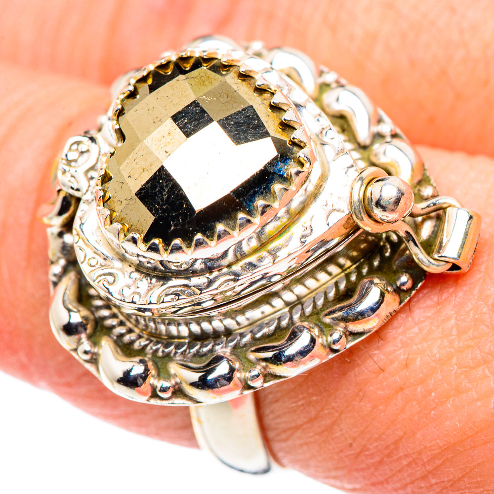 Pyrite Rings handcrafted by Ana Silver Co - RING89051