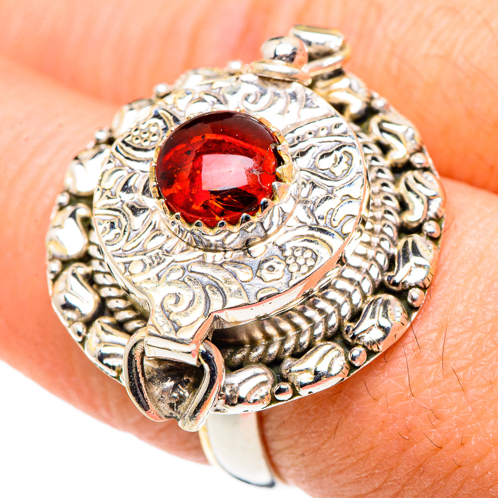 Baltic Amber Rings handcrafted by Ana Silver Co - RING89053