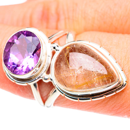 Rutilated Quartz Rings handcrafted by Ana Silver Co - RING89055