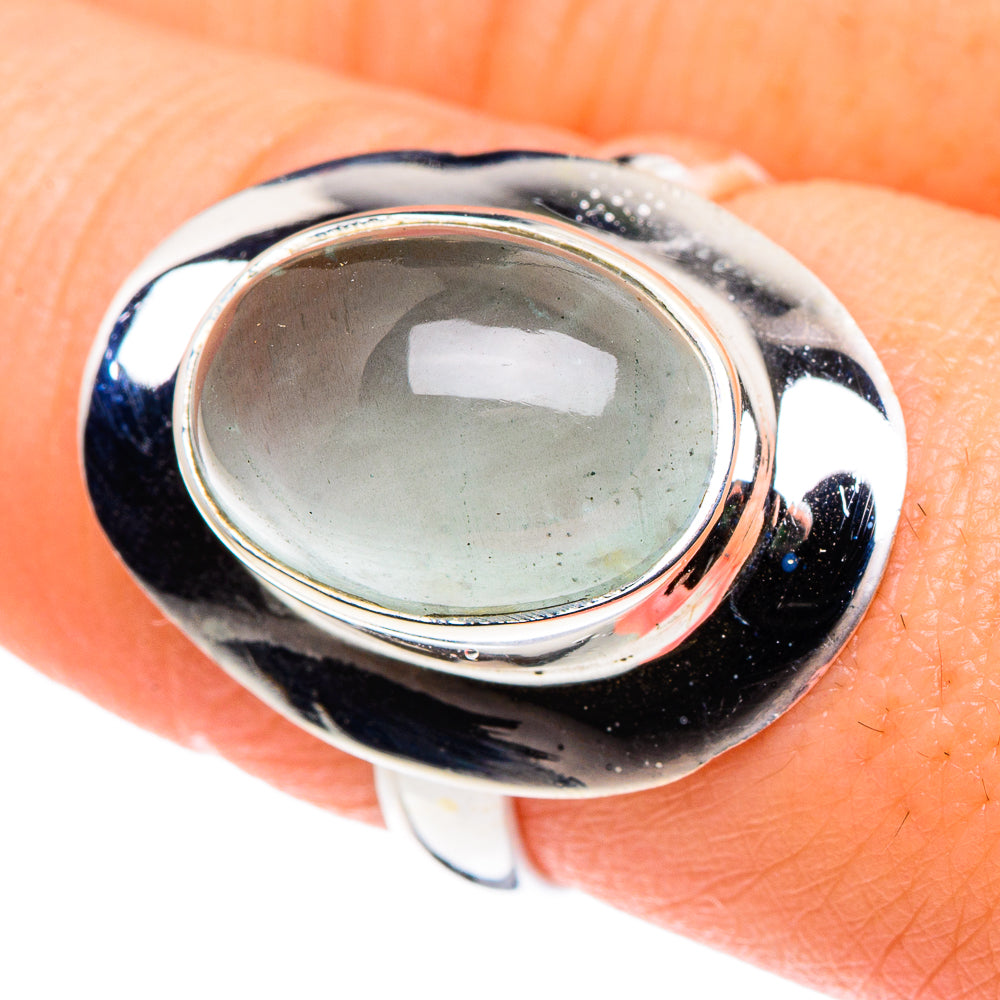 Aqua Chalcedony Rings handcrafted by Ana Silver Co - RING89066