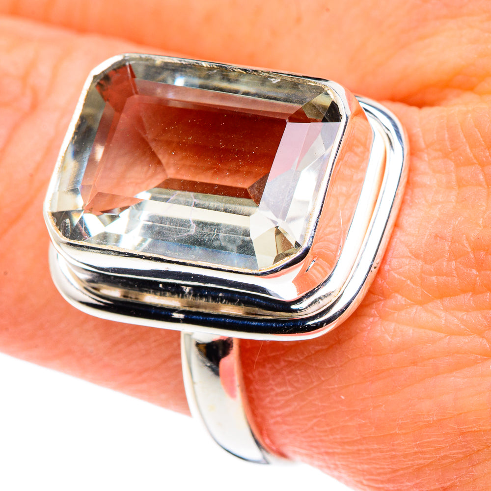 White Quartz Rings handcrafted by Ana Silver Co - RING89075