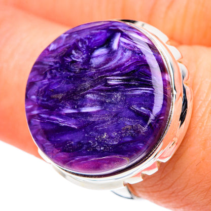 Charoite Rings handcrafted by Ana Silver Co - RING89089