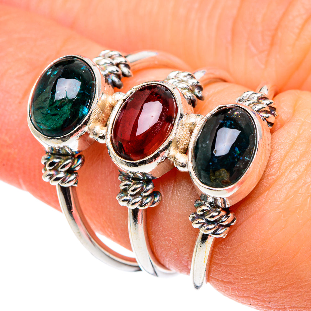 Pink Tourmaline Rings handcrafted by Ana Silver Co - RING89097