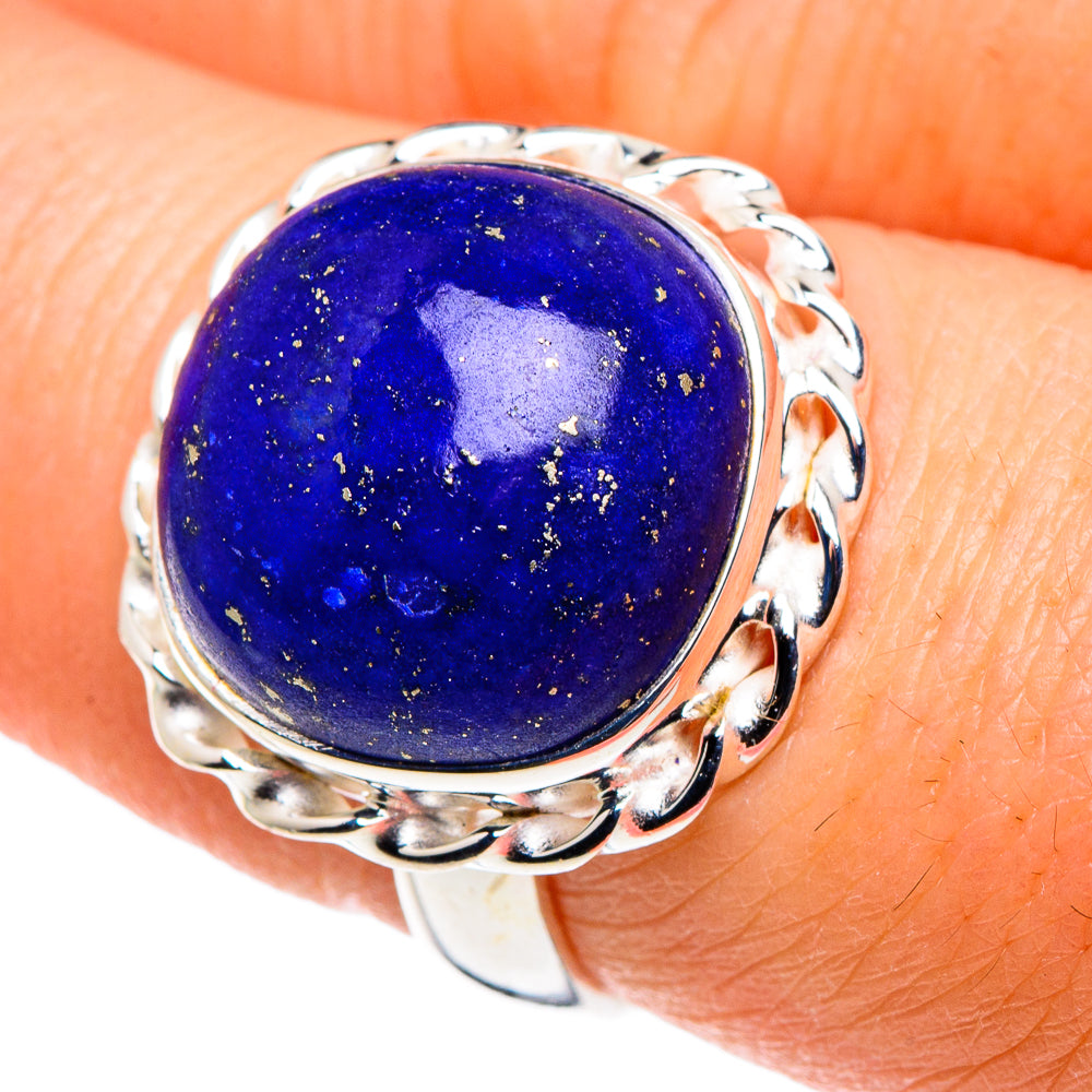 Lapis Lazuli Rings handcrafted by Ana Silver Co - RING89105