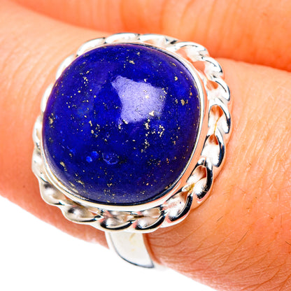 Lapis Lazuli Rings handcrafted by Ana Silver Co - RING89105