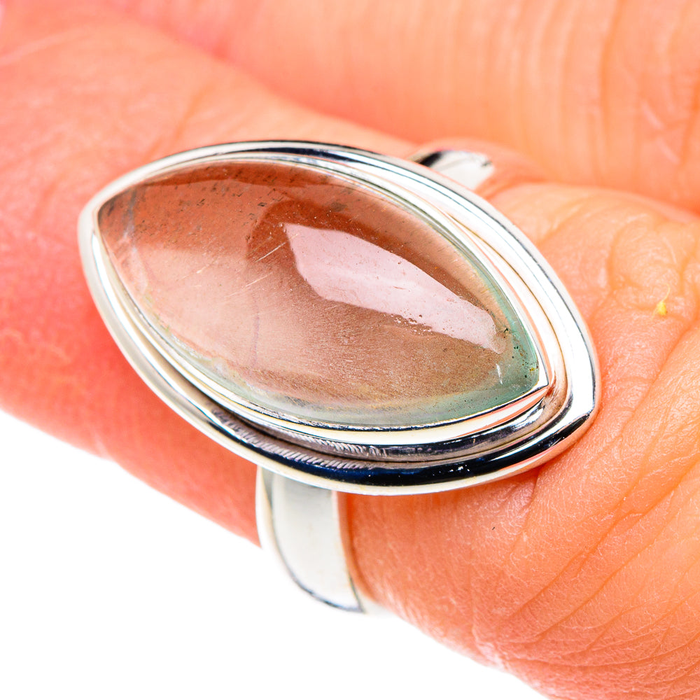 Aqua Chalcedony Rings handcrafted by Ana Silver Co - RING89106