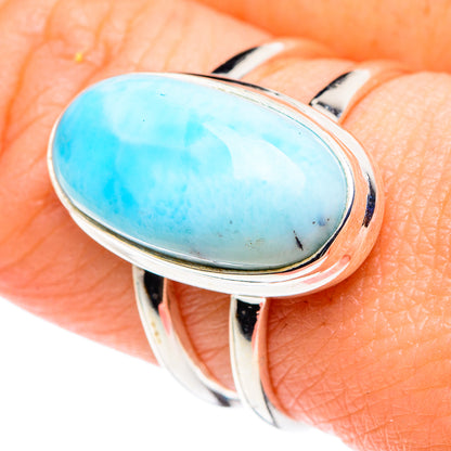Larimar Rings handcrafted by Ana Silver Co - RING89107