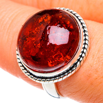 Baltic Amber Rings handcrafted by Ana Silver Co - RING89117