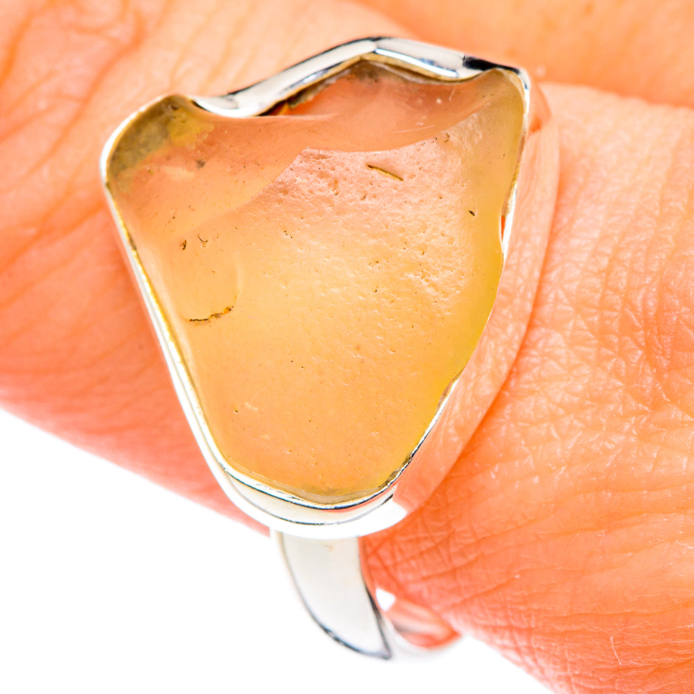 Libyan Glass Rings handcrafted by Ana Silver Co - RING89119