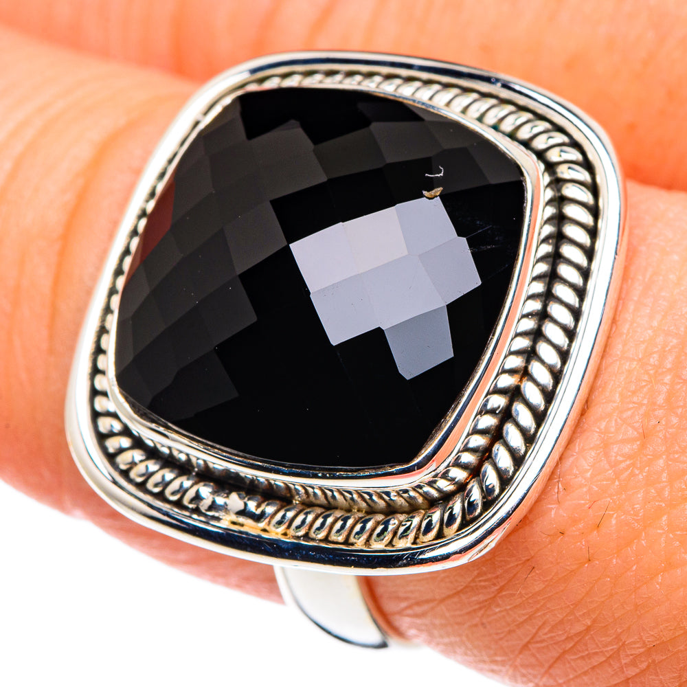 Black Onyx Rings handcrafted by Ana Silver Co - RING89130