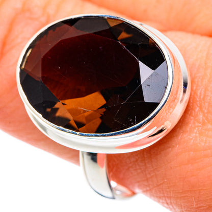 Smoky Quartz Rings handcrafted by Ana Silver Co - RING89150
