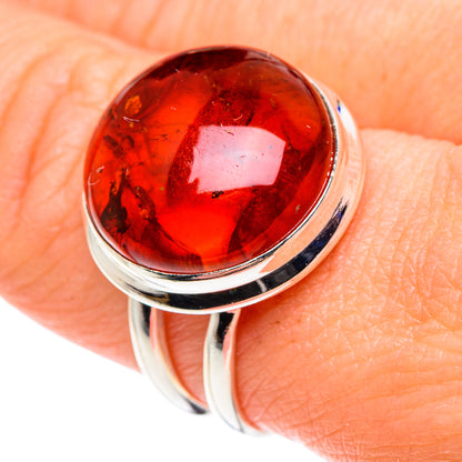 Baltic Amber Rings handcrafted by Ana Silver Co - RING89152