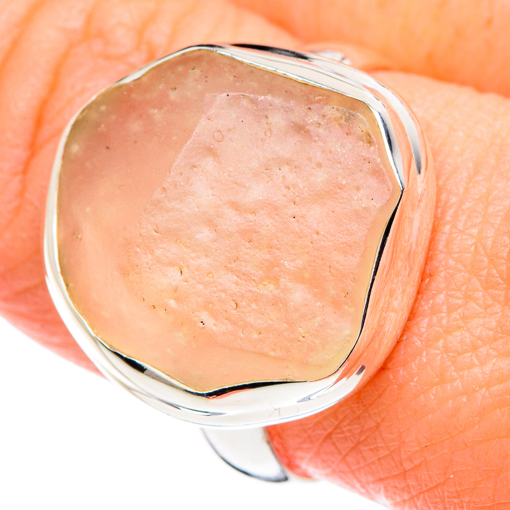 Rose Quartz Rings handcrafted by Ana Silver Co - RING89153