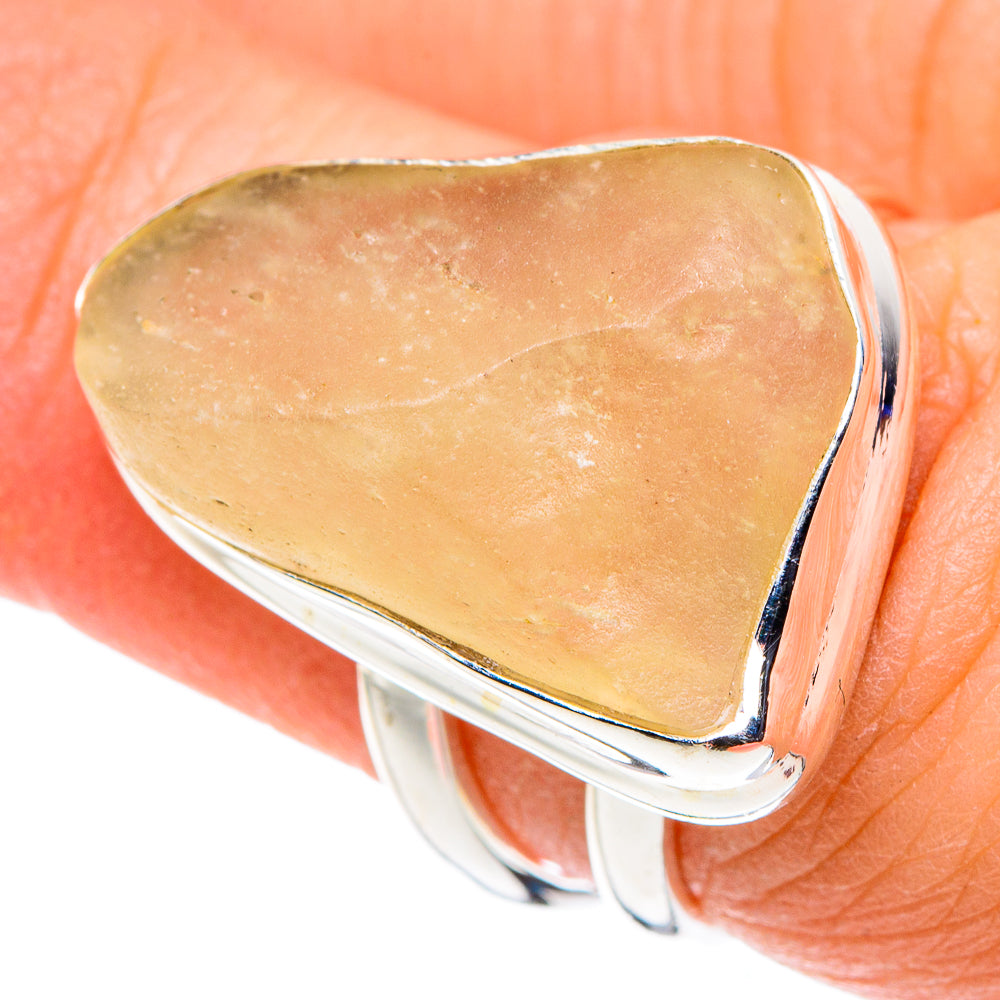 Libyan Glass Rings handcrafted by Ana Silver Co - RING89154