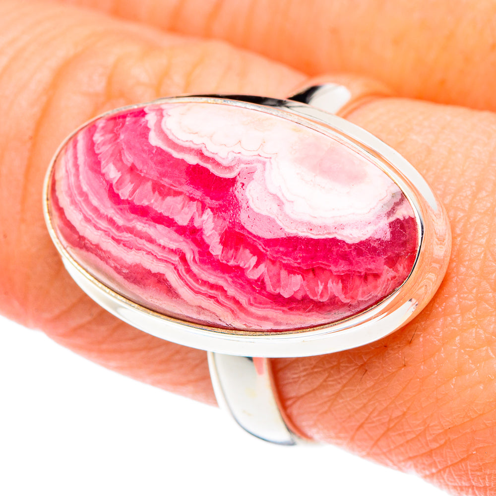 Rhodochrosite Rings handcrafted by Ana Silver Co - RING89156