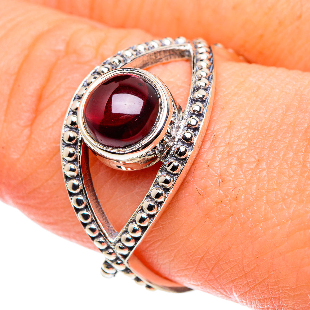 Garnet Rings handcrafted by Ana Silver Co - RING89159