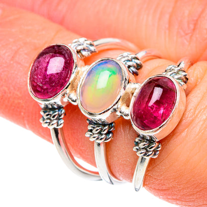 Ethiopian Opal Rings handcrafted by Ana Silver Co - RING89166