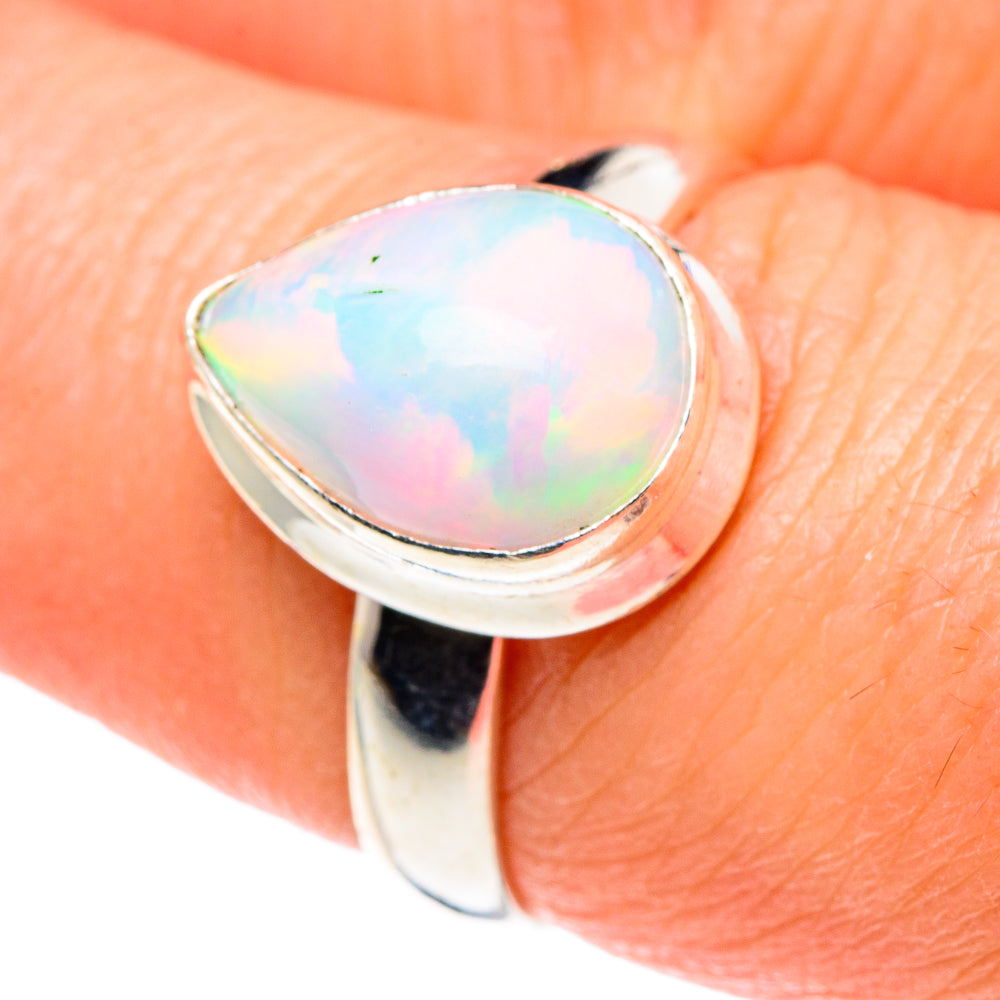 Ethiopian Opal Rings handcrafted by Ana Silver Co - RING89167
