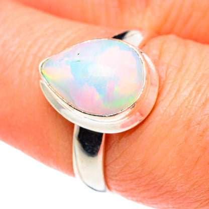 Ethiopian Opal Rings handcrafted by Ana Silver Co - RING89167