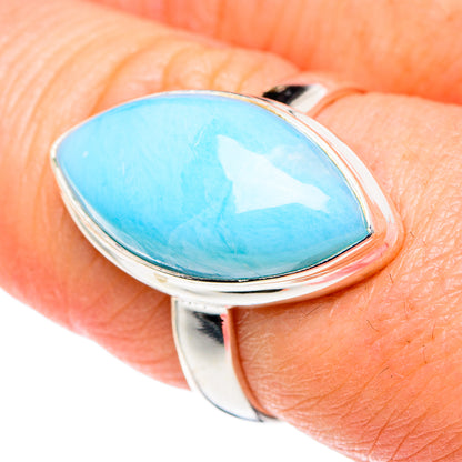 Larimar Rings handcrafted by Ana Silver Co - RING89176
