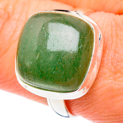Green Aventurine Rings handcrafted by Ana Silver Co - RING89177