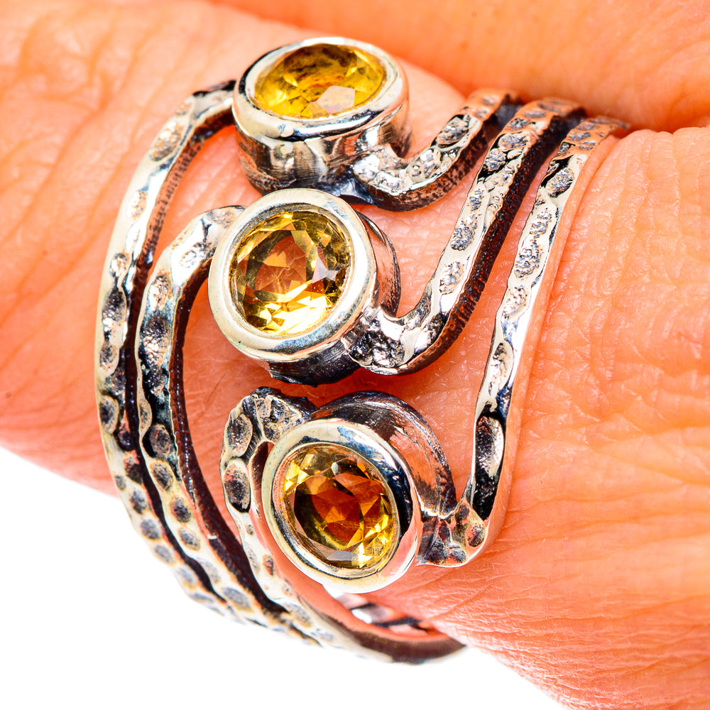Citrine Rings handcrafted by Ana Silver Co - RING89184
