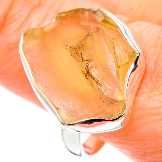 Libyan Glass Rings handcrafted by Ana Silver Co - RING89185