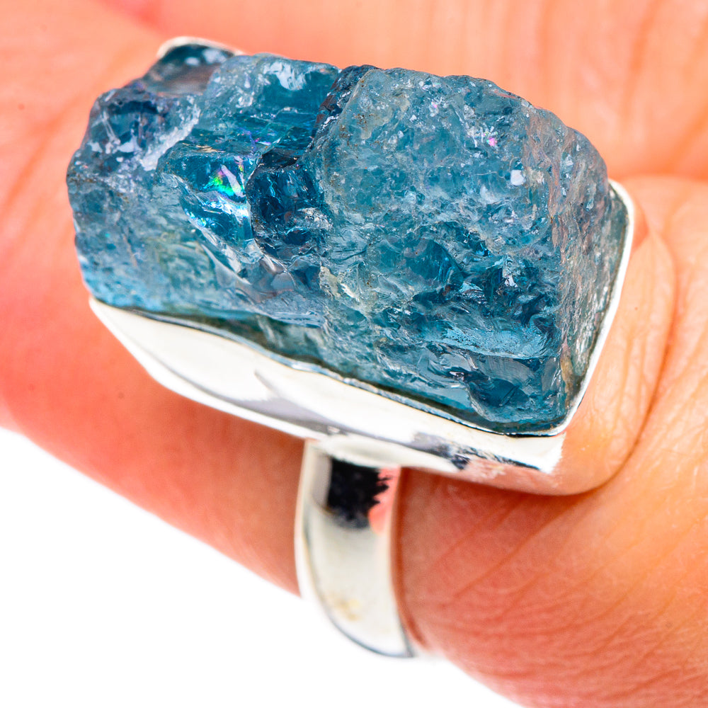 Aquamarine Rings handcrafted by Ana Silver Co - RING89200
