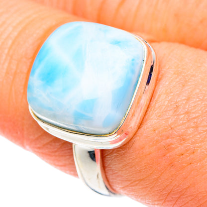 Larimar Rings handcrafted by Ana Silver Co - RING89201