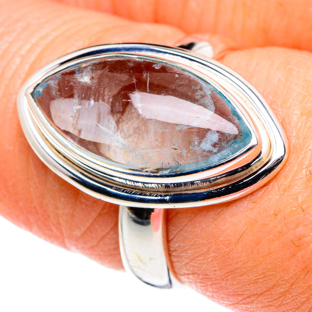 Aquamarine Rings handcrafted by Ana Silver Co - RING89204