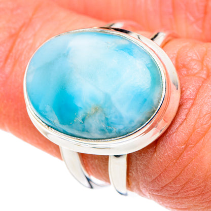Larimar Rings handcrafted by Ana Silver Co - RING89232