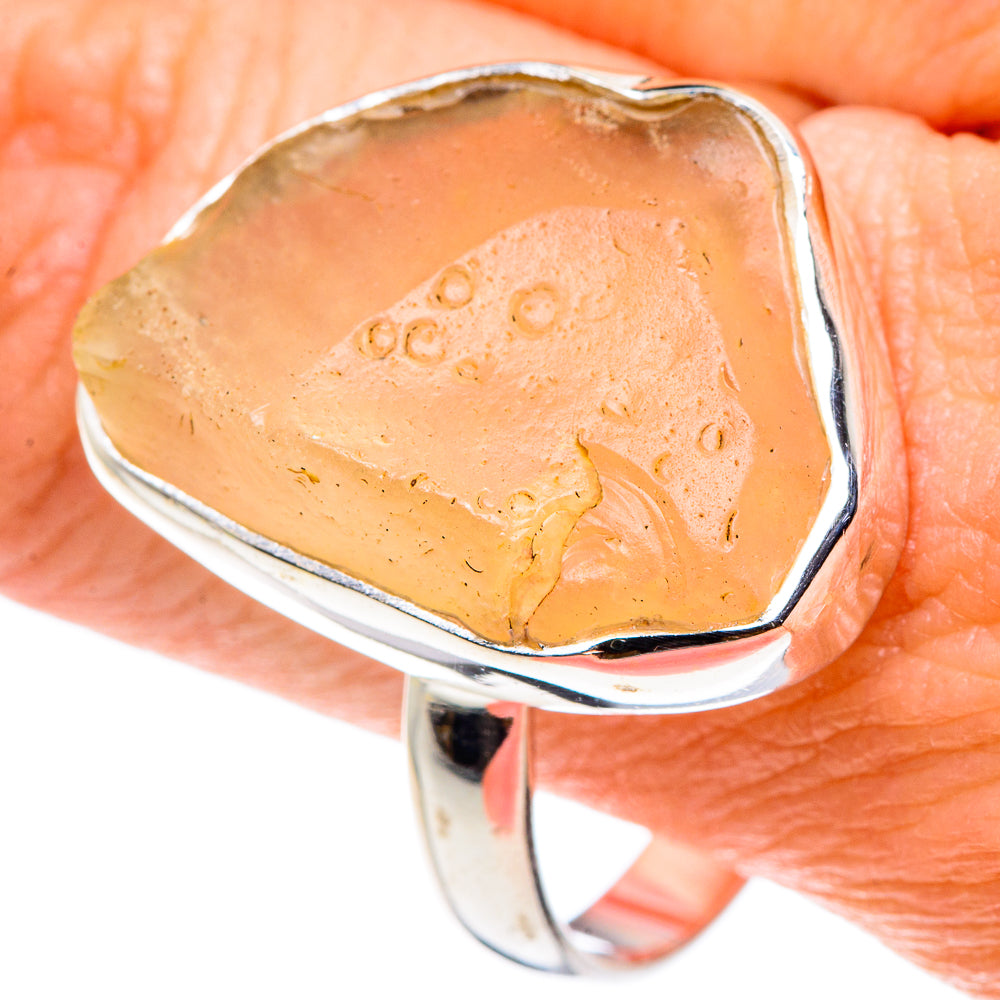 Libyan Glass Rings handcrafted by Ana Silver Co - RING89240