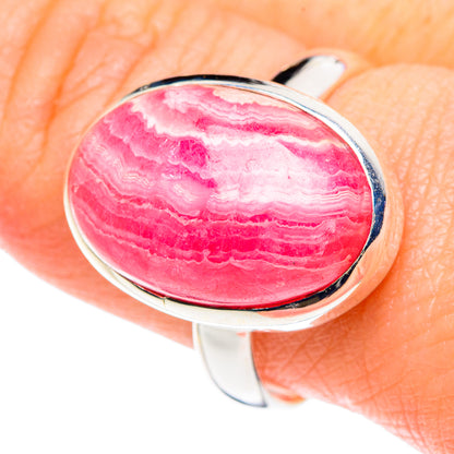 Rhodochrosite Rings handcrafted by Ana Silver Co - RING89243