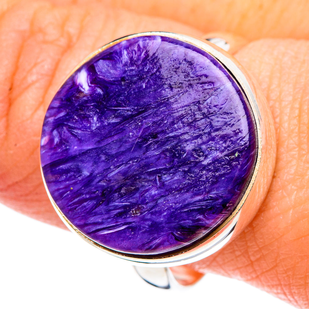 Charoite Rings handcrafted by Ana Silver Co - RING89245