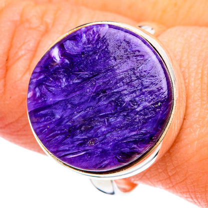 Charoite Rings handcrafted by Ana Silver Co - RING89245