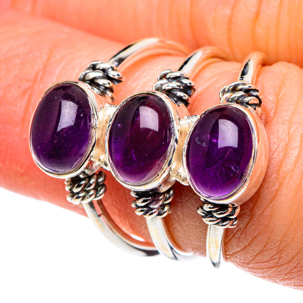 Amethyst Rings handcrafted by Ana Silver Co - RING89246