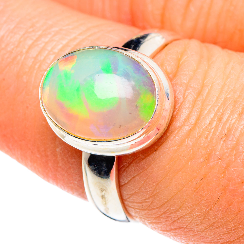 Ethiopian Opal Rings handcrafted by Ana Silver Co - RING89248