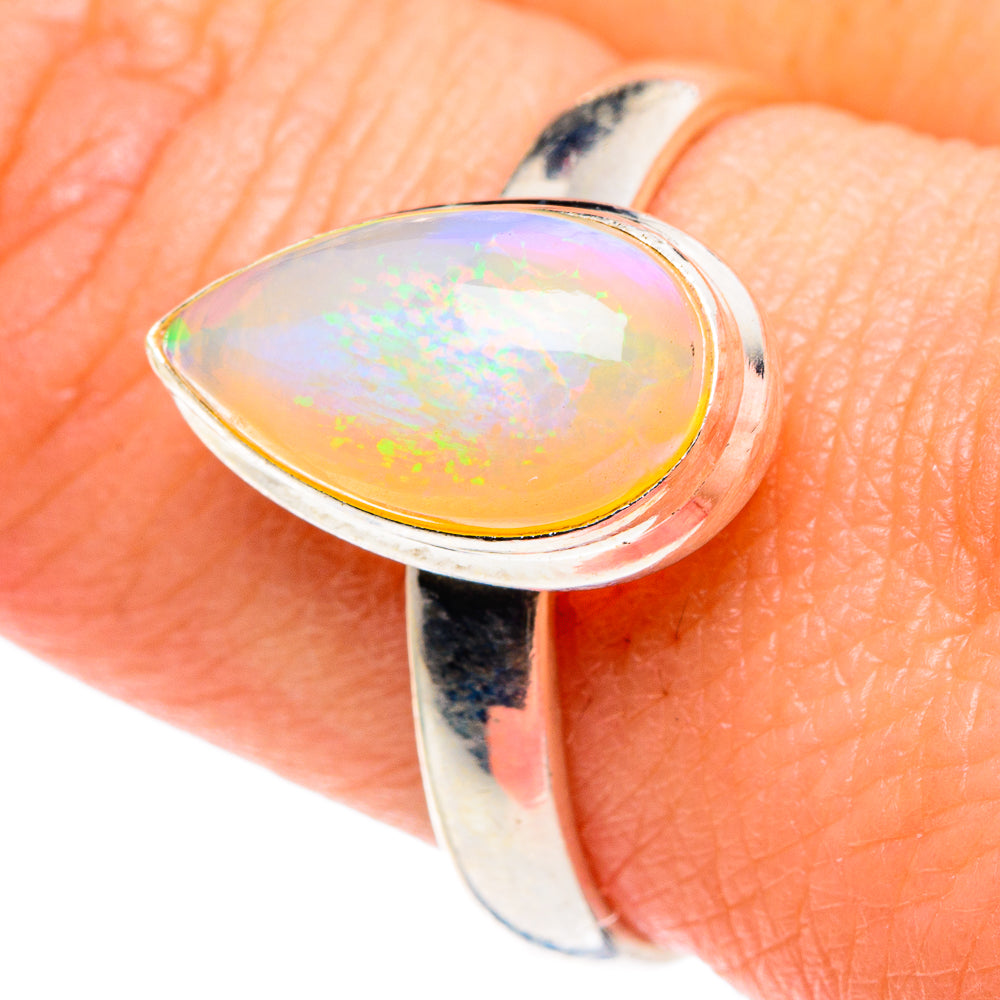 Ethiopian Opal Rings handcrafted by Ana Silver Co - RING89249