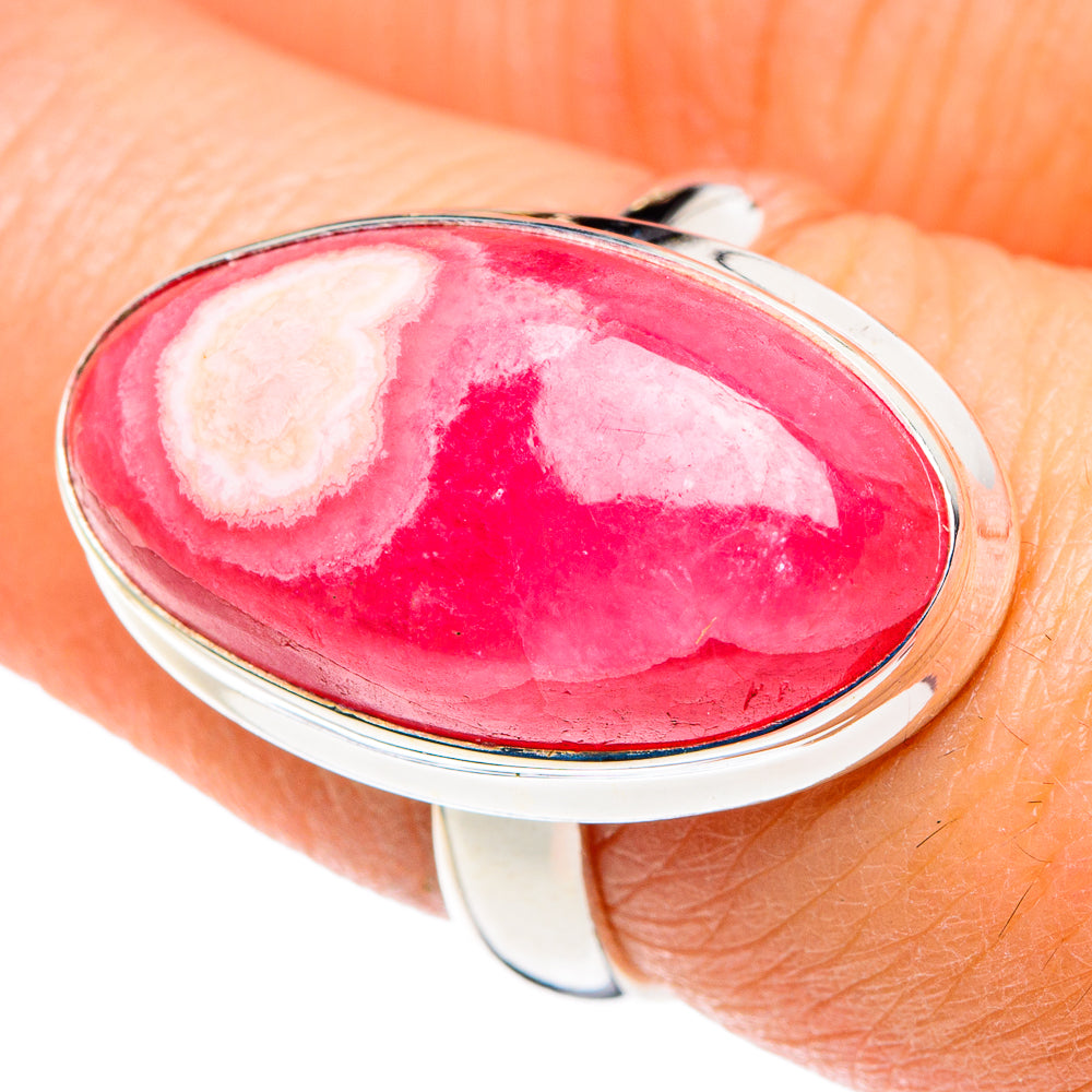 Rhodochrosite Rings handcrafted by Ana Silver Co - RING89269
