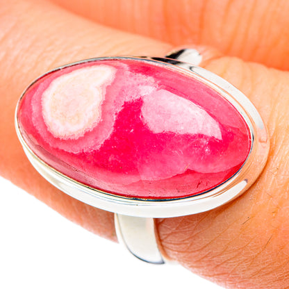 Rhodochrosite Rings handcrafted by Ana Silver Co - RING89269