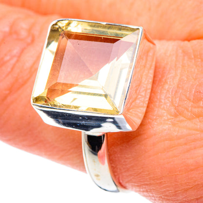Lemon Quartz Rings handcrafted by Ana Silver Co - RING89274