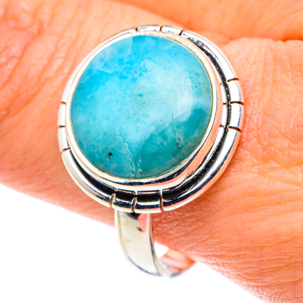 Larimar Rings handcrafted by Ana Silver Co - RING89277