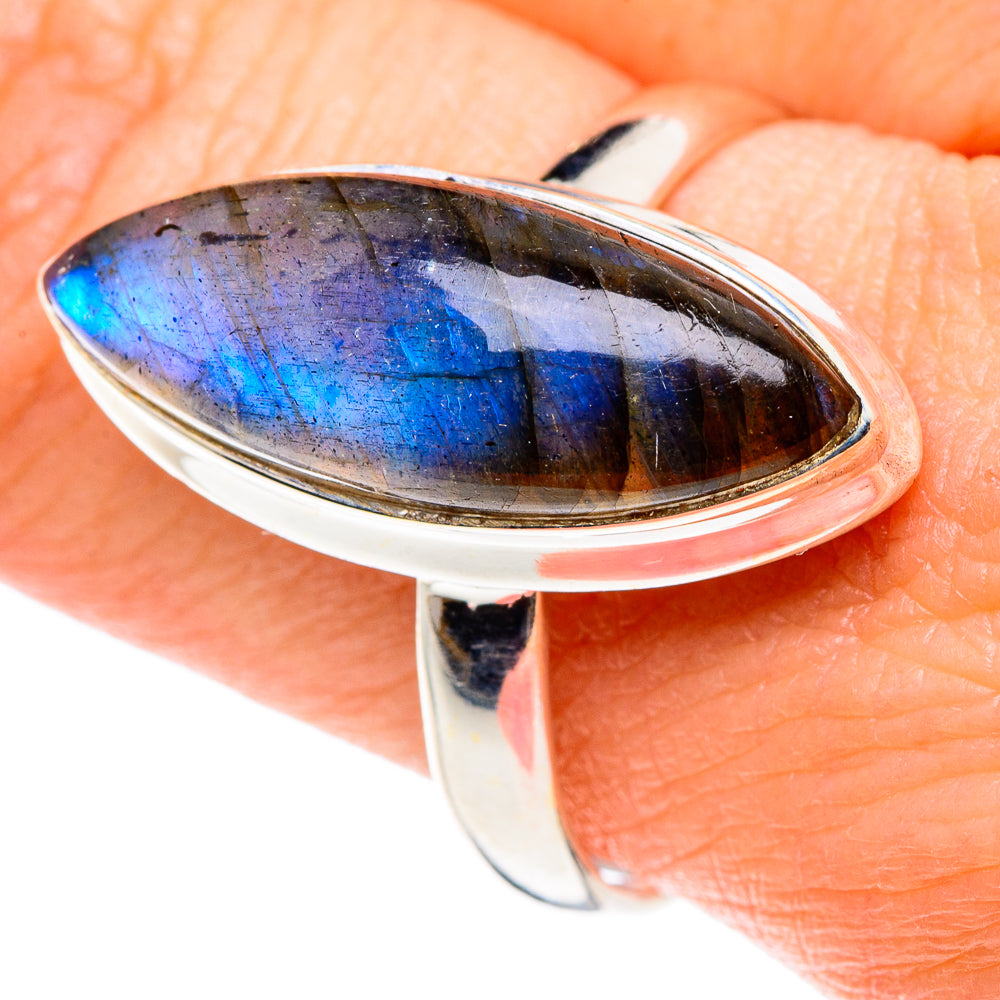 Labradorite Rings handcrafted by Ana Silver Co - RING89280