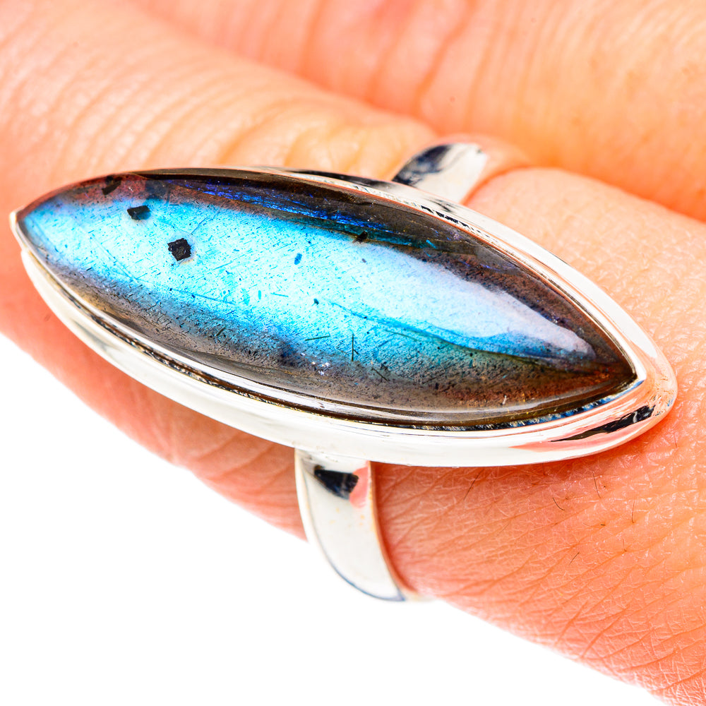 Labradorite Rings handcrafted by Ana Silver Co - RING89295